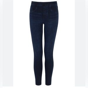SPANX Jeanie’s stretch denim dark wash leggings Small